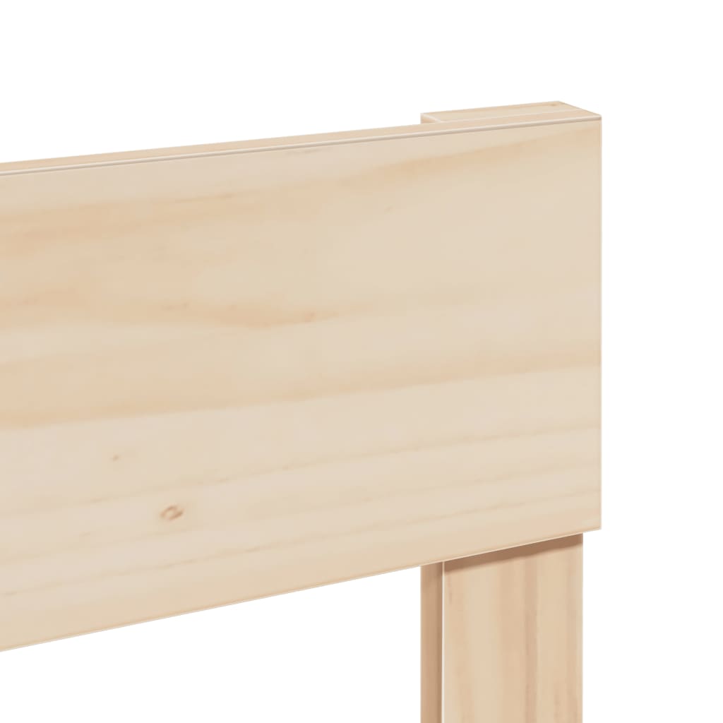 Okvir kreveta bez madraca 120 x 200 cm od masivne borovine