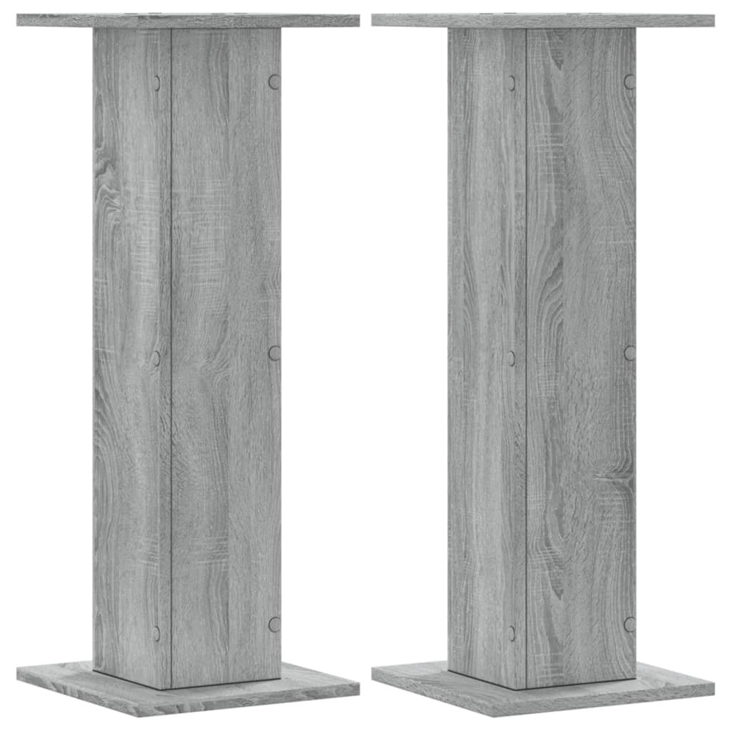 Stalci za zvučnike 2 kom 30 x 30 x 80 cm konstruirano drvo