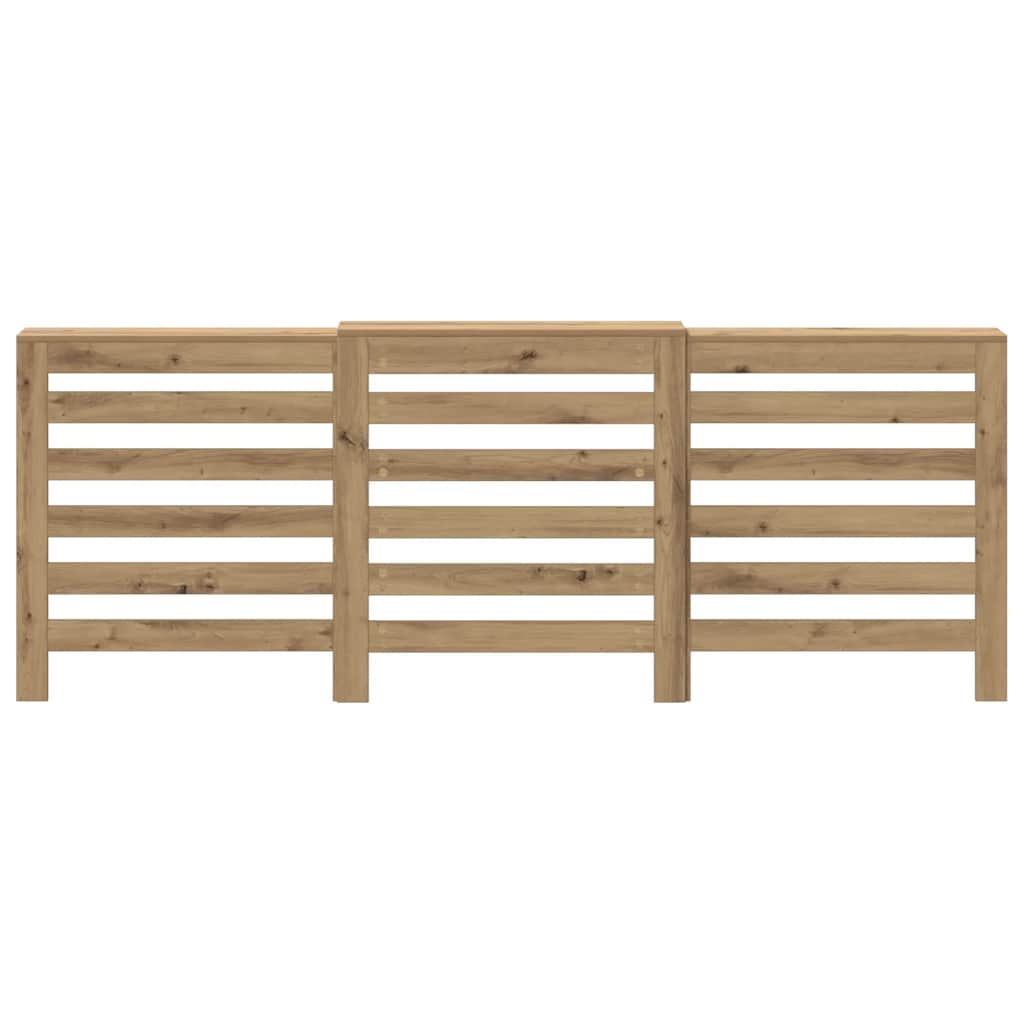 Pokrov za radijator boja artisian hrast 205x21,5x83,5 cm drveni