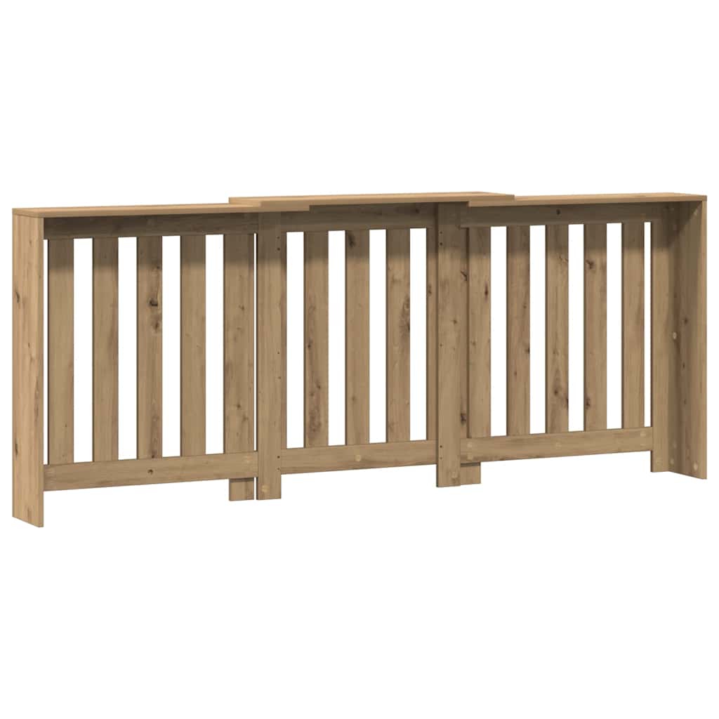 Pokrov za radijator boja artisian hrast 205x21,5x83,5 cm drveni