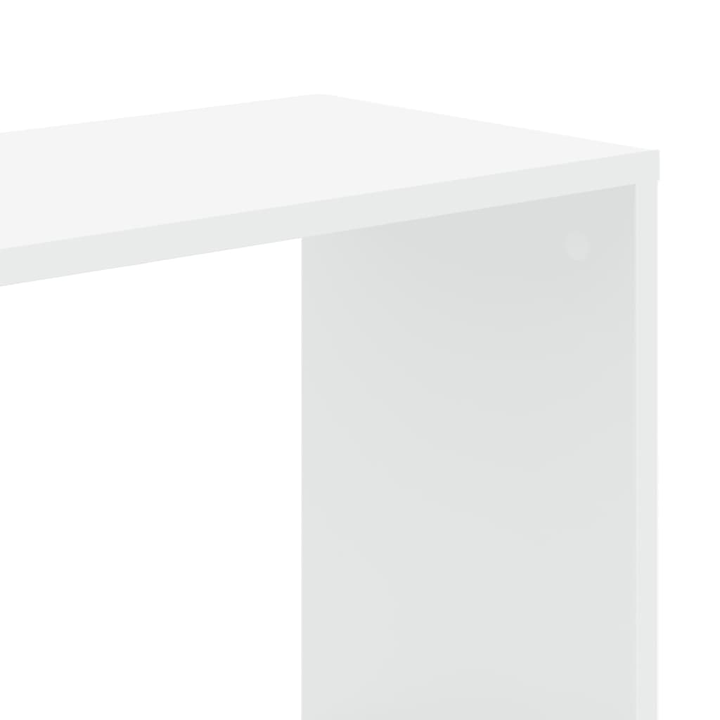 Regal za knjige 5 razina bijeli 80,5 x 23,5 x 162,5 cm drveni