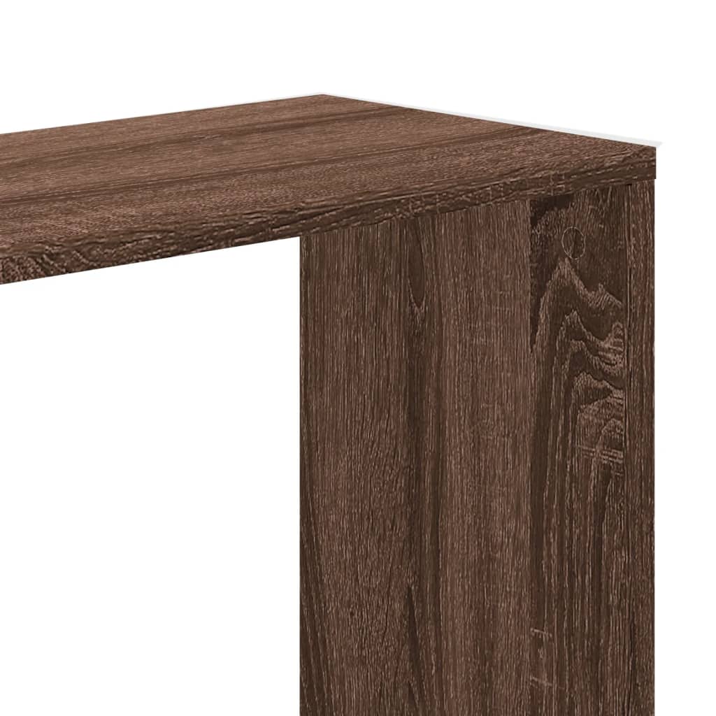 Regal za knjige s 5 razina boja hrasta 45x23,5x162,5 cm drveni