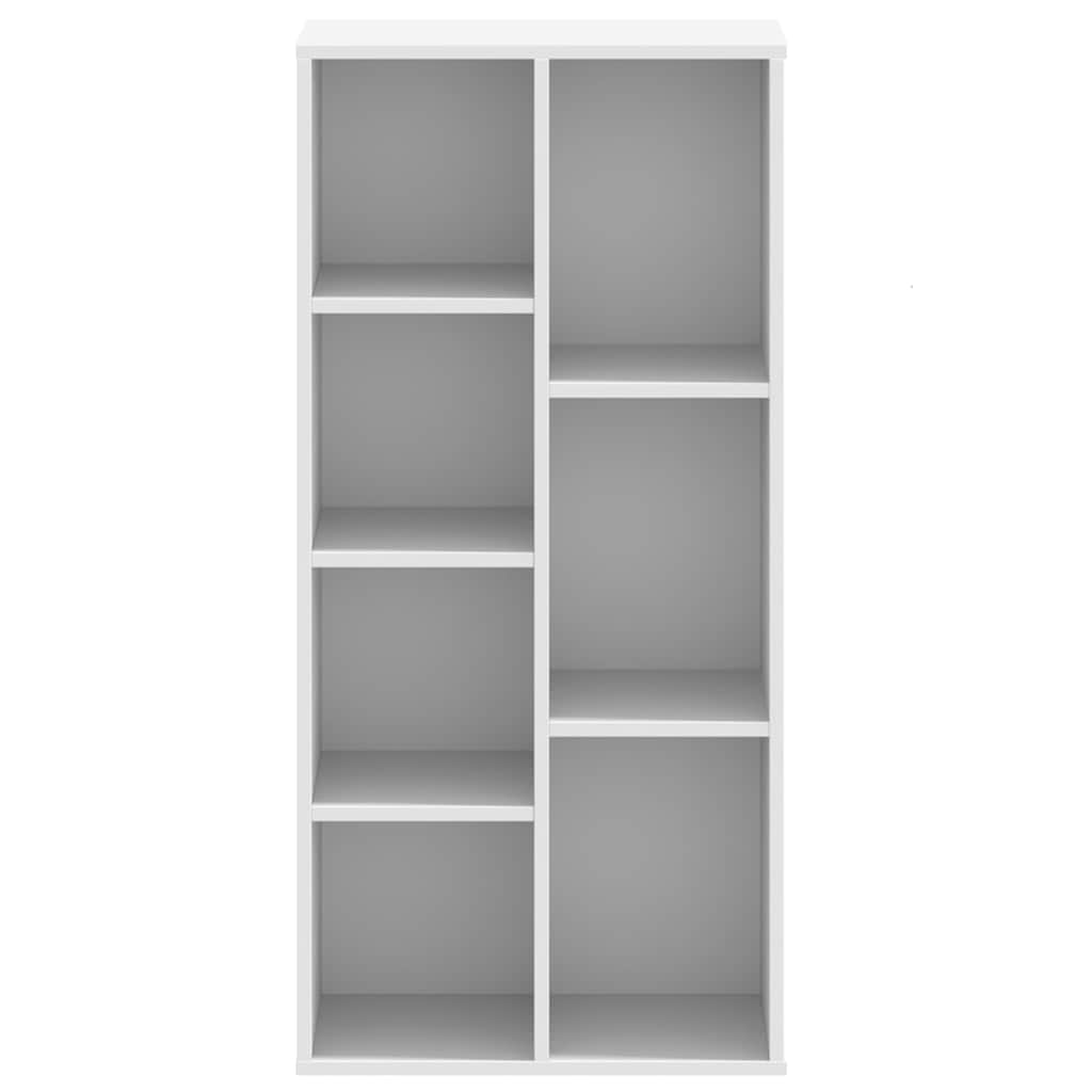 Regal za knjige bijeli 50x25x105 cm konstruirano drvo