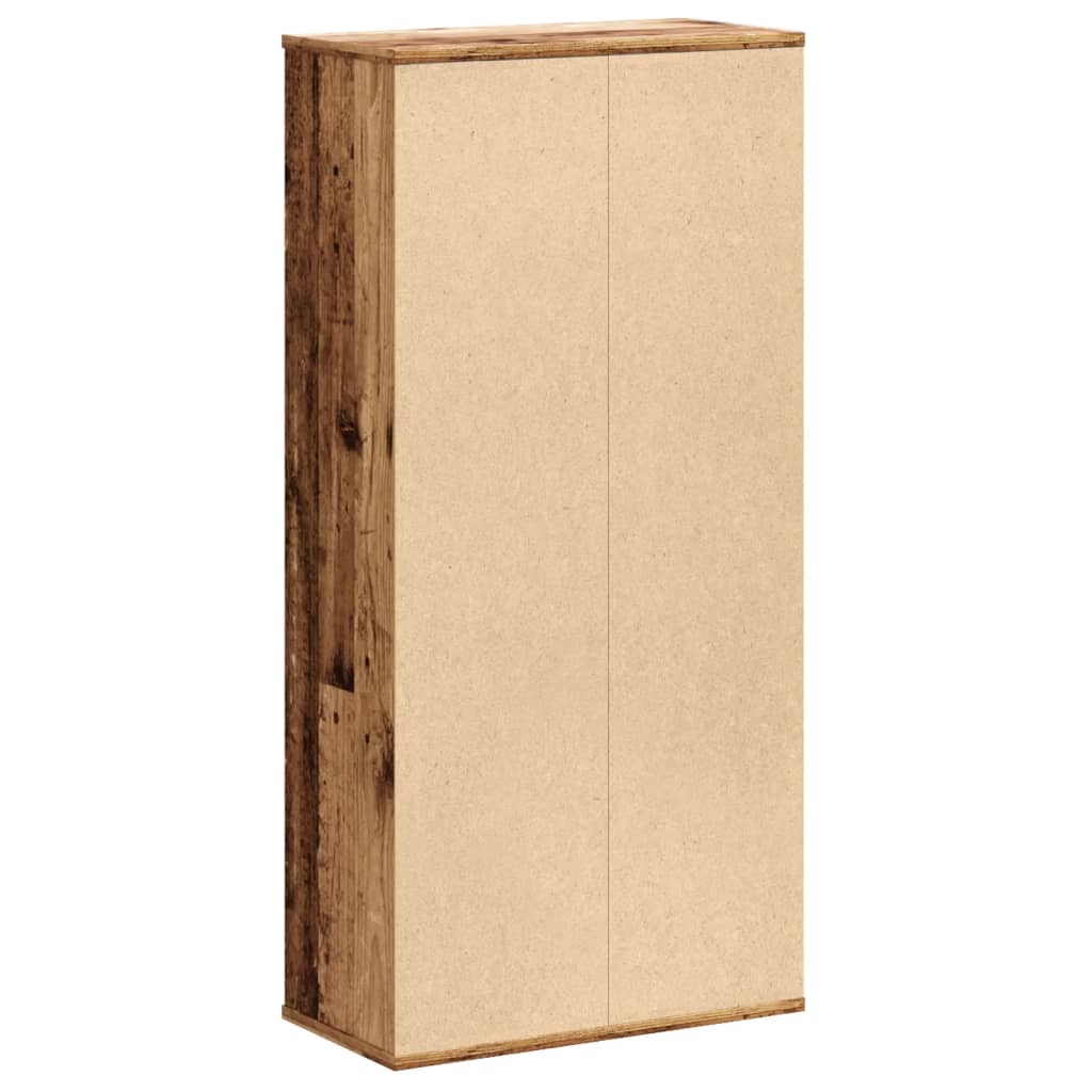 Regal za knjige boja starog drva 50x25x105 cm drveni