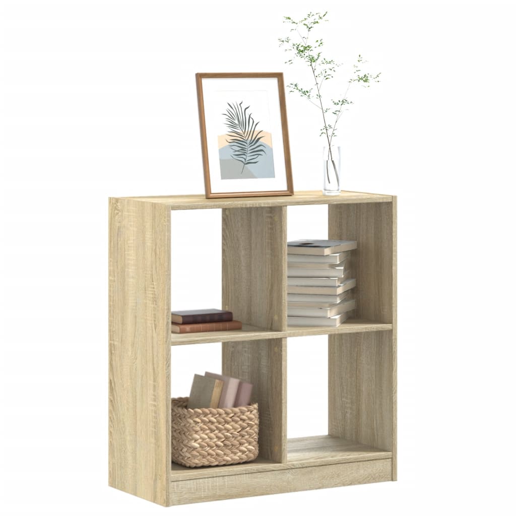 Regal za knjige boja hrasta 68,5 x 32 x 75 cm konstruirano drvo