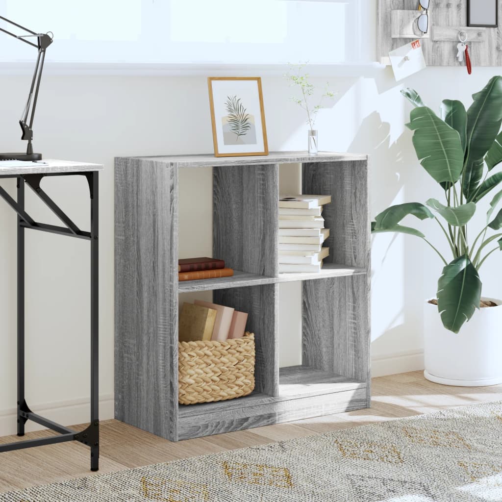 Regal za knjige boja hrasta 68,5x32x75 cm konstruirano drvo