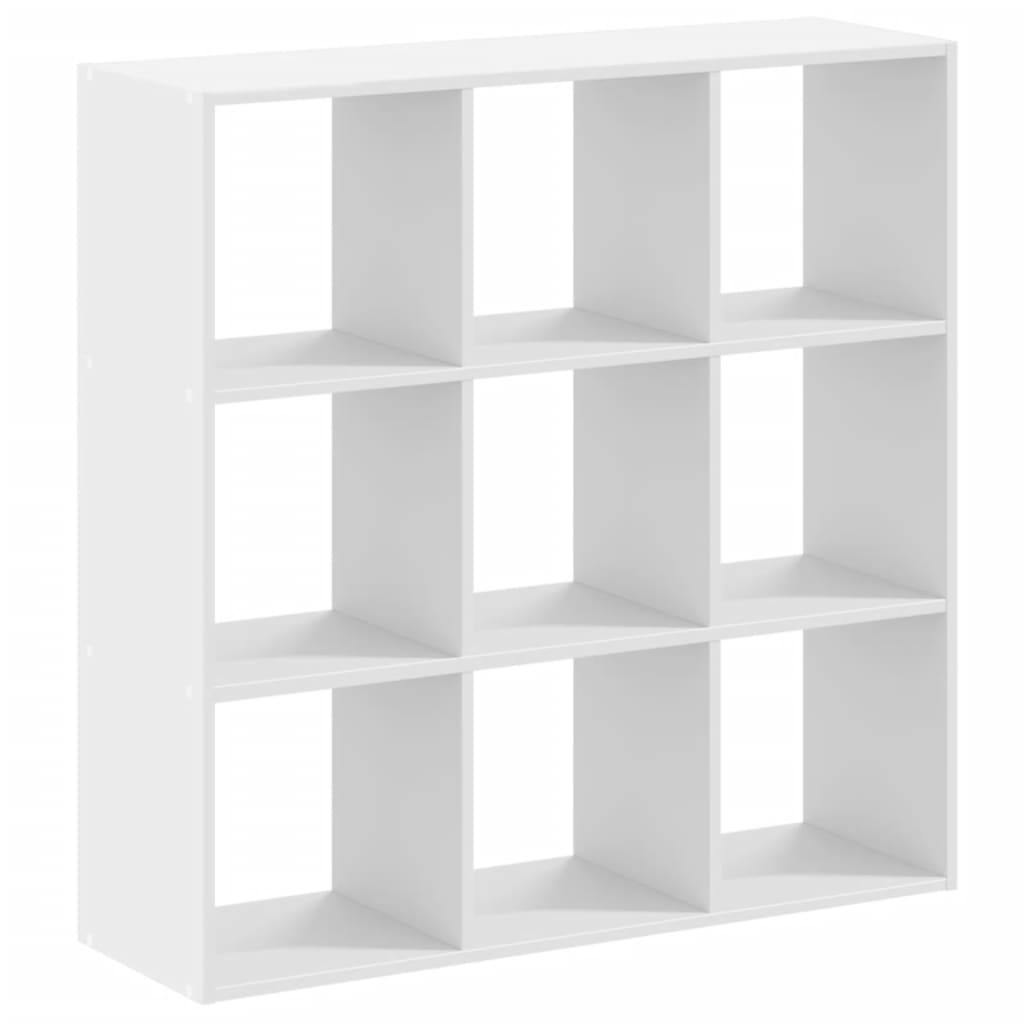Regal za knjige bijeli 102 x 32 x 102 cm od konstruiranog drva