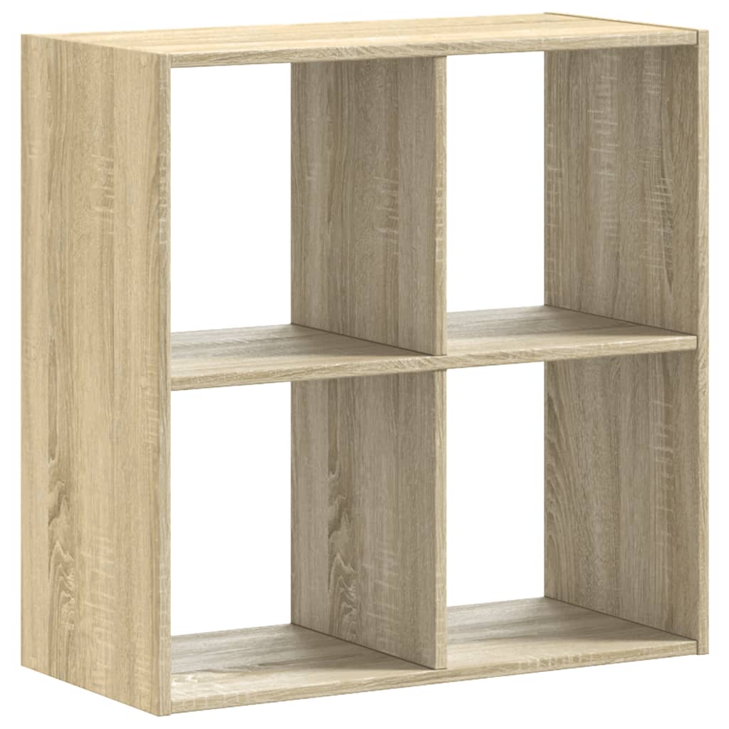 Regal za knjige boja hrasta 68,5x32x68,5 cm konstruirano drvo