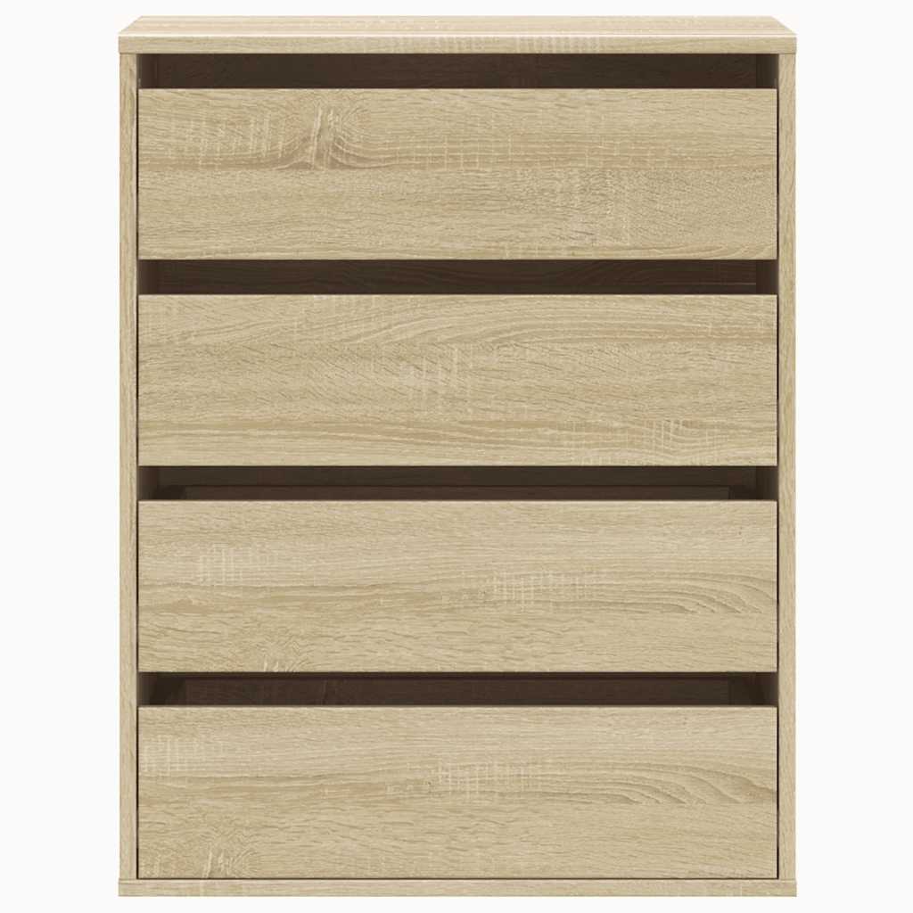 Kutna komoda s ladicama boja hrasta sonome 60x41x76 cm drveni