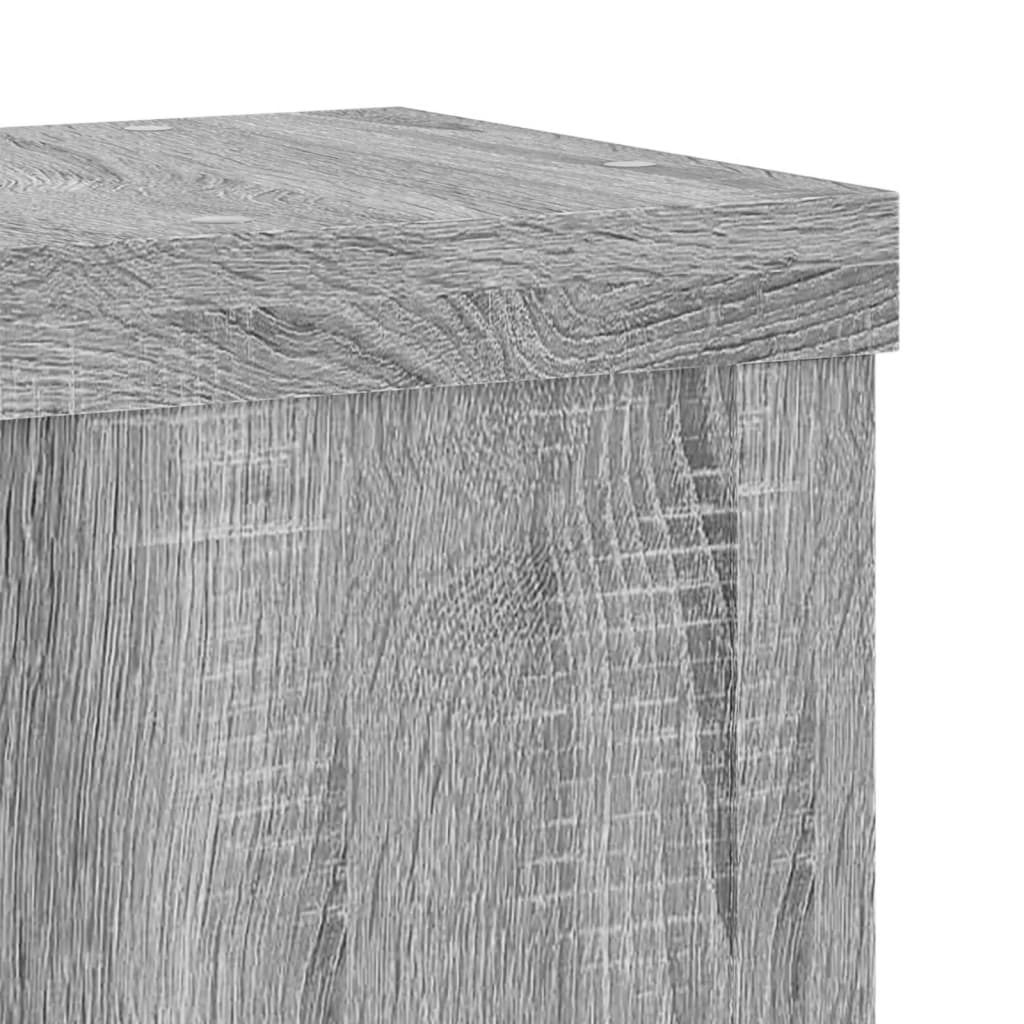 Stalci za biljke 2 kom boja hrasta 10x10x18cm konstruirano drvo