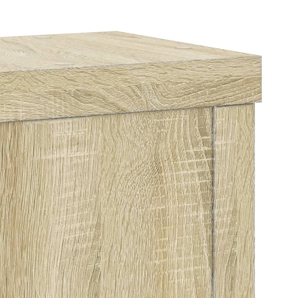 Stalci za biljke 2 kom boja hrasta 15 x 15 x 20 cm drveni