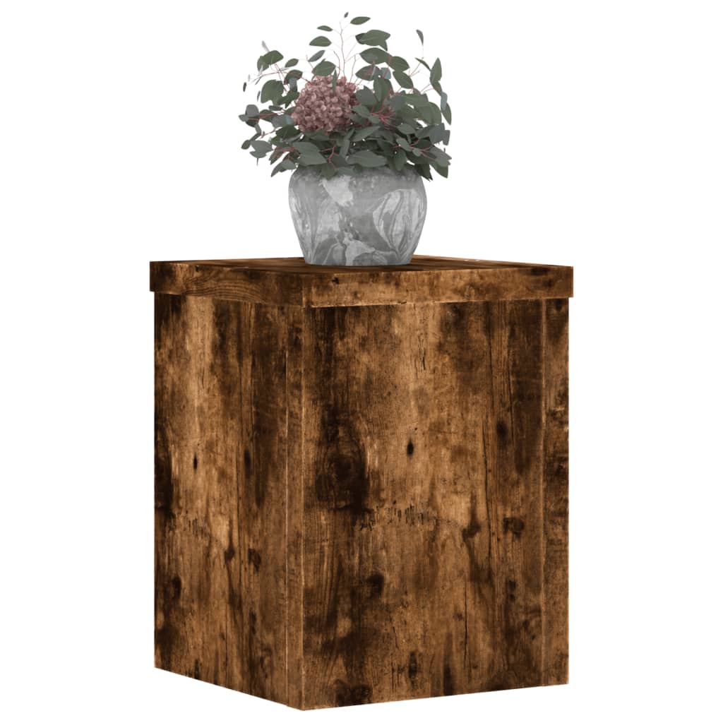 Stalci za biljke 2 kom boja hrasta 15 x 15 x 20 cm drveni