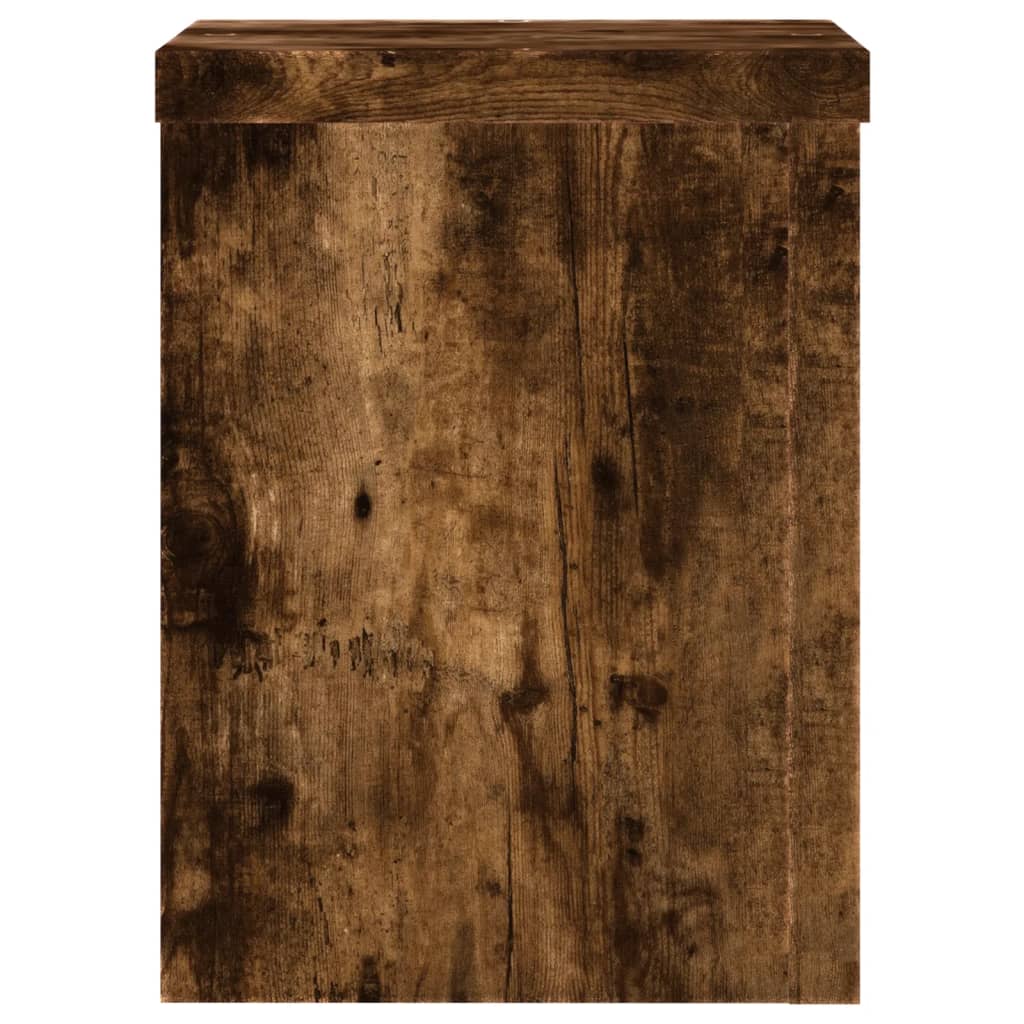 Stalci za biljke 2 kom boja hrasta 15 x 15 x 20 cm drveni