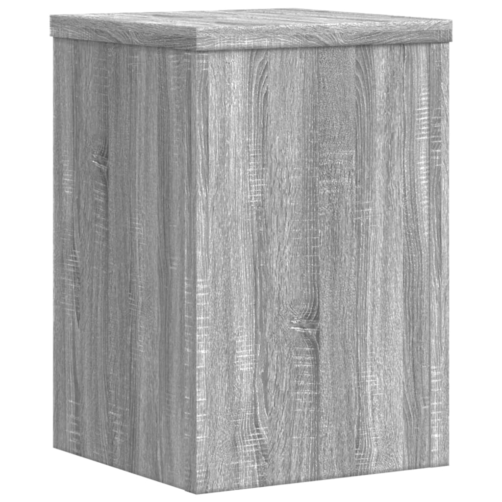 Stalci za biljke 2 kom boja hrasta 25x25x35cm konstruirano drvo