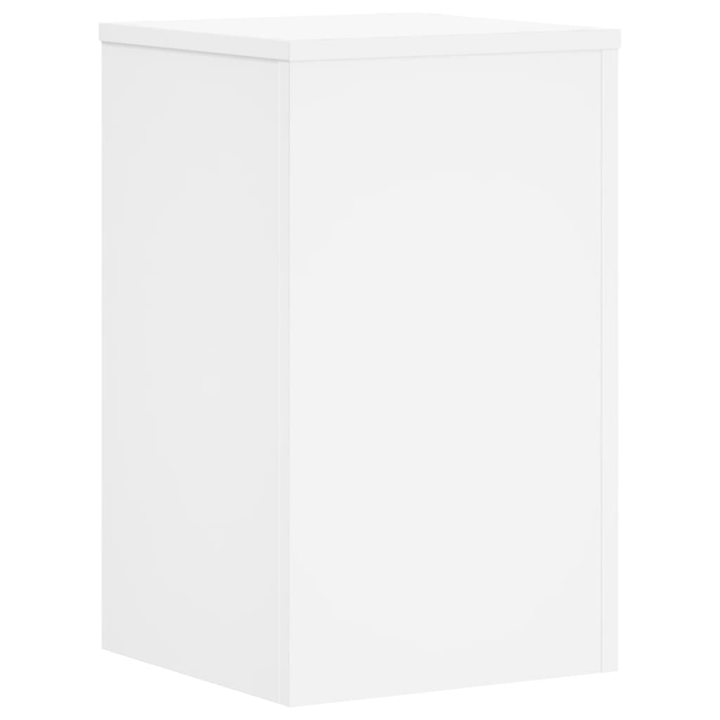 Stalci za biljke 2 kom bijeli 30x30x50 cm konstruirano drvo