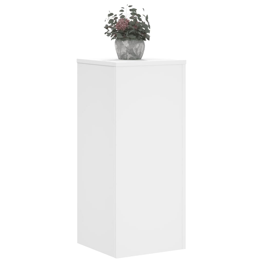 Stalci za biljke 2 kom bijeli 30 x 30 x 70 cm konstruirano drvo