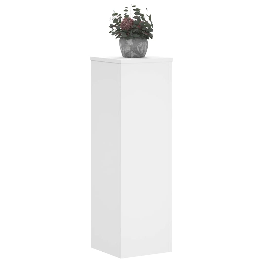 Stalci za biljke 2 kom bijeli 25x25x80 cm konstruirano drvo