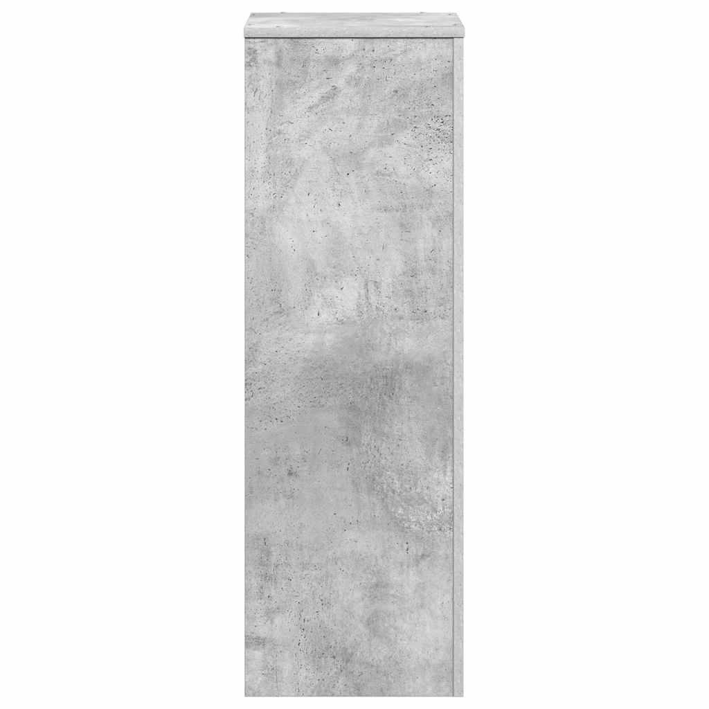 Stalak za biljke boja betona 33 x 33 x 100 cm konstruirano drvo