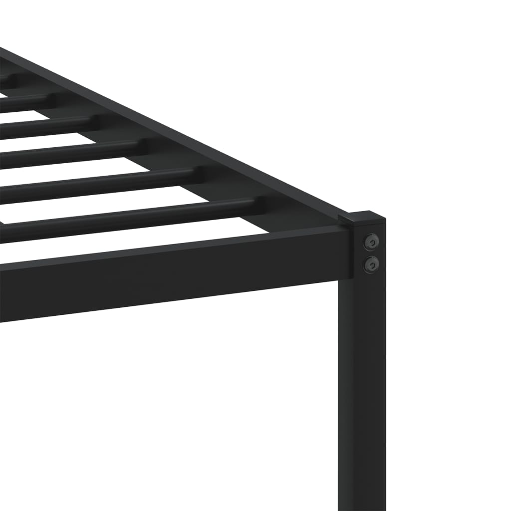 Metalni okvir kreveta bez madraca boja hrasta 90x200 cm