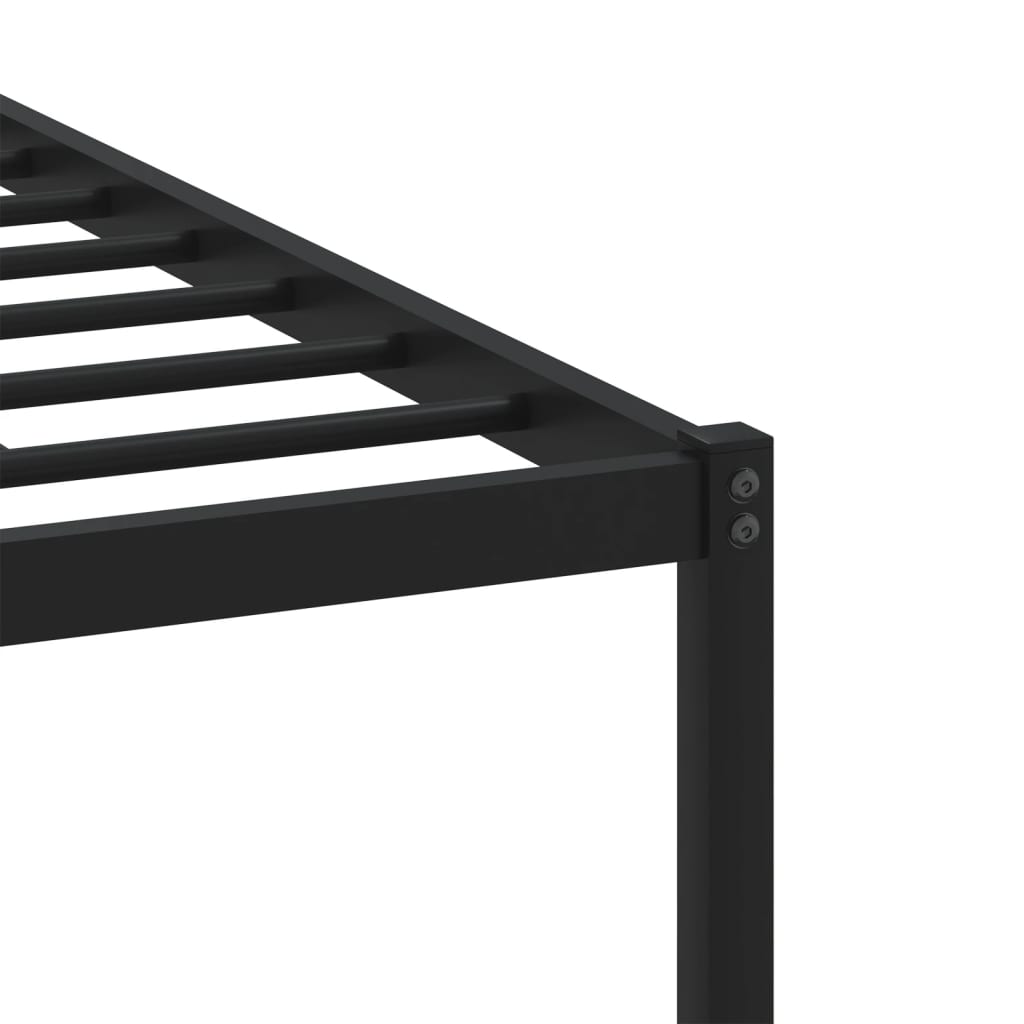 Metalni okvir kreveta bez madraca boja hrasta 120x200 cm