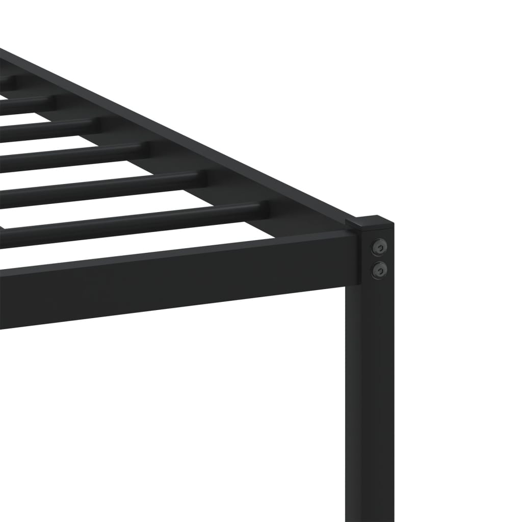 Metalni okvir kreveta bez madraca boja hrasta 140x190 cm
