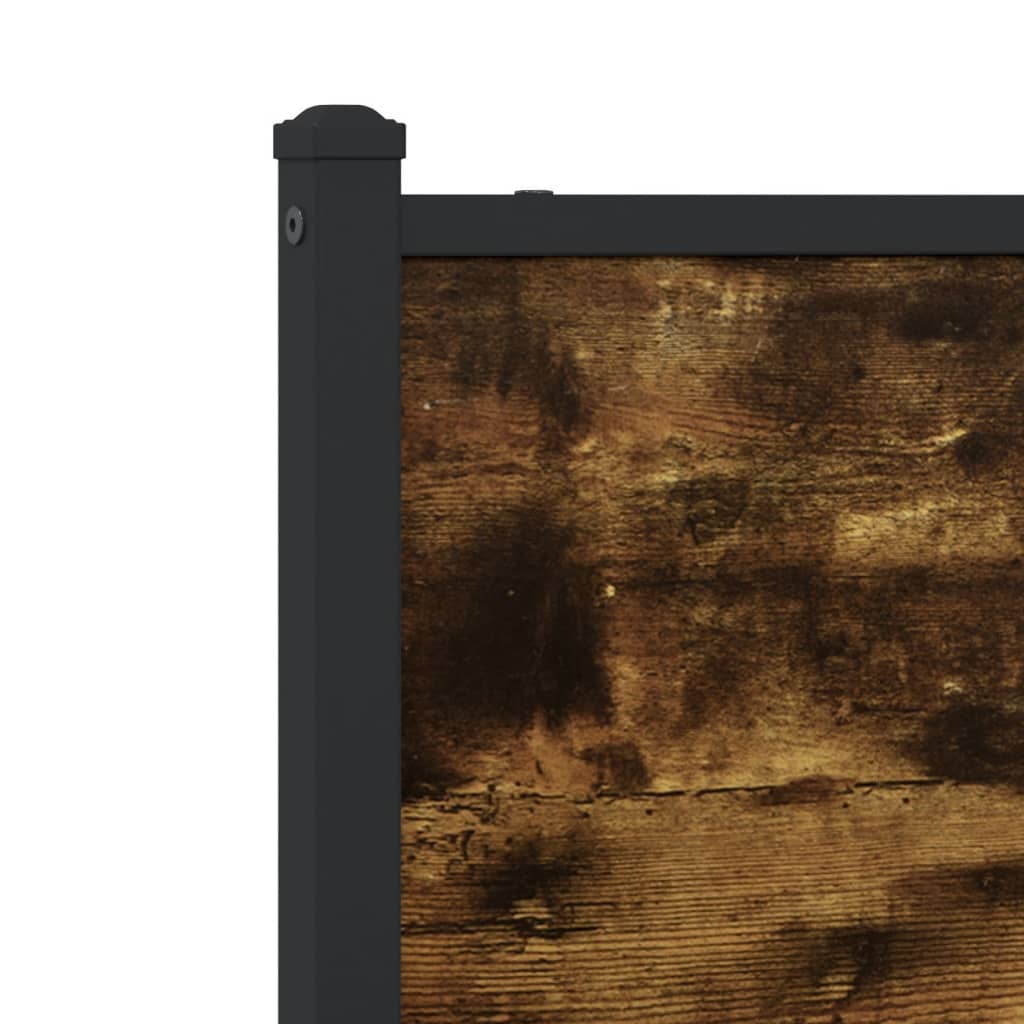 Metalni okvir kreveta bez madraca boja hrasta 100x190 cm
