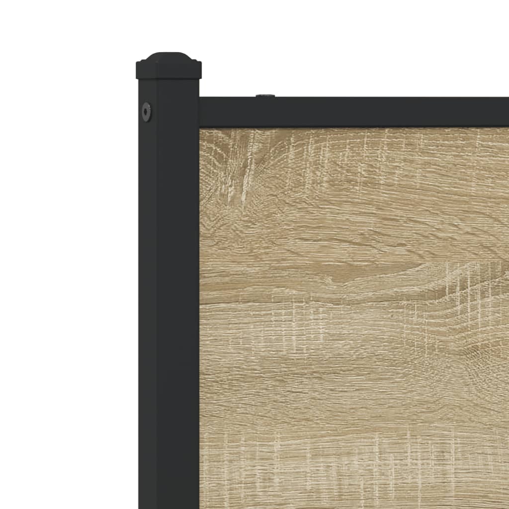 Metalni okvir kreveta bez madraca boja hrasta sonome 150x200 cm