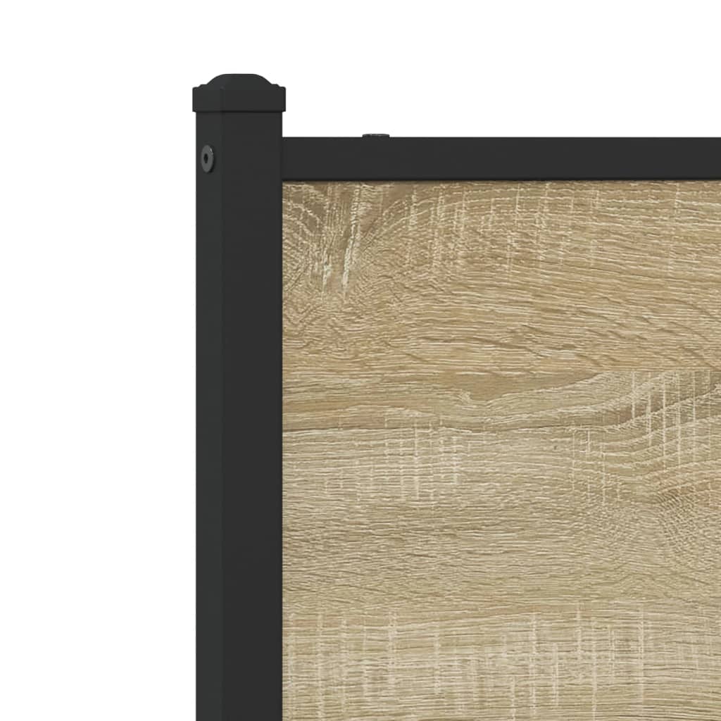 Metalni okvir kreveta bez madraca boja hrasta sonome 100x190 cm