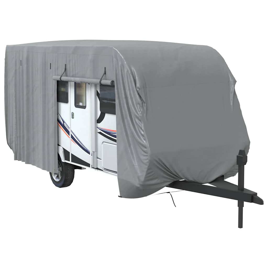 Navlaka za karavan siva 550x250x220 cm netkana tkanina