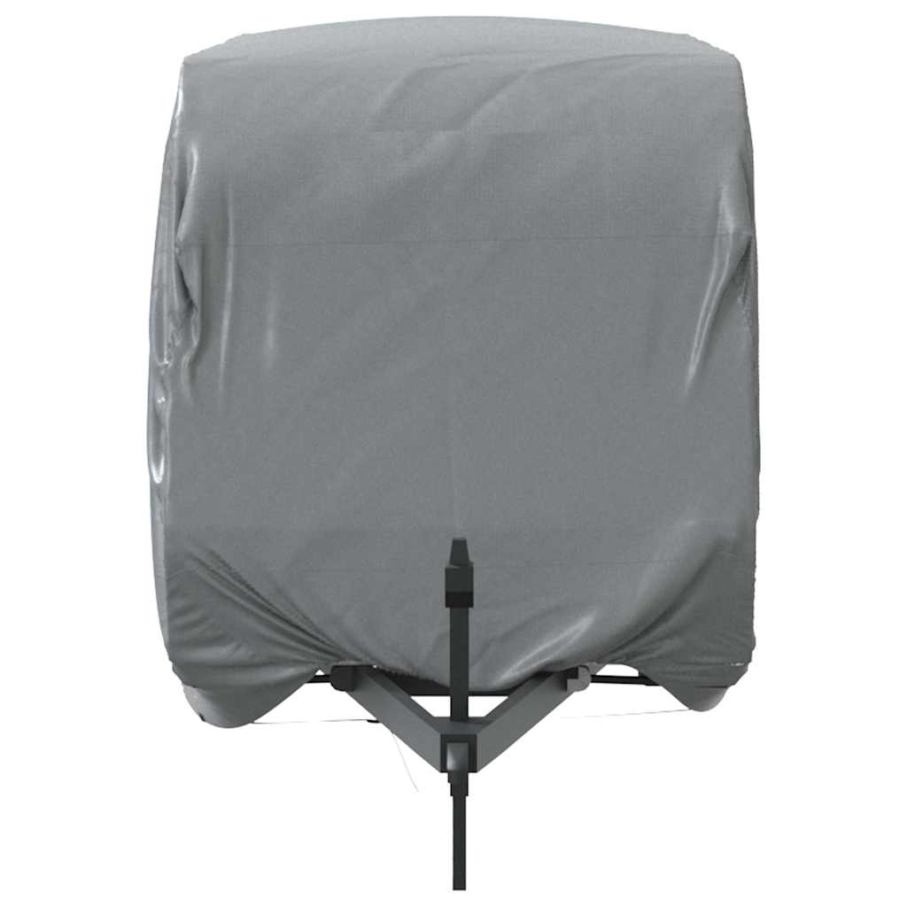 Navlaka za karavan siva 550x250x220 cm netkana tkanina