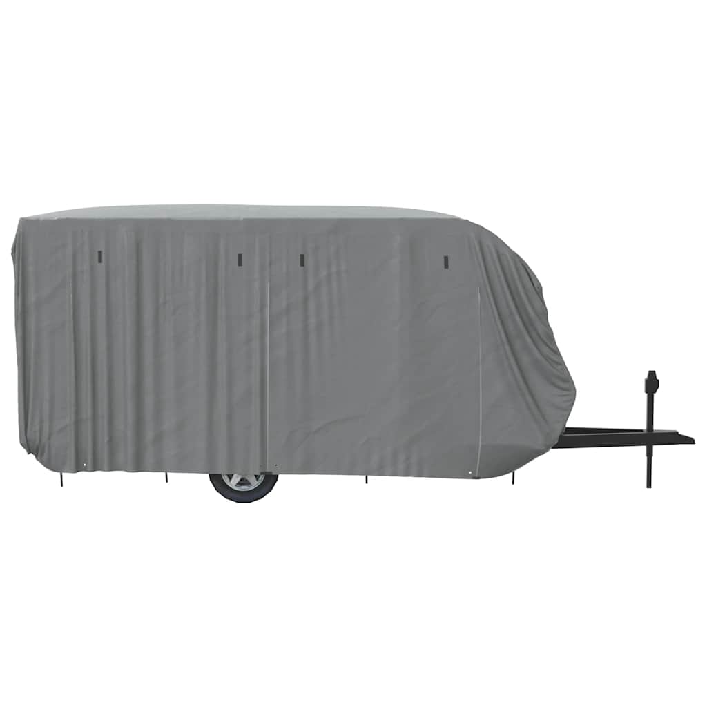 Navlaka za karavan siva 550x250x220 cm netkana tkanina