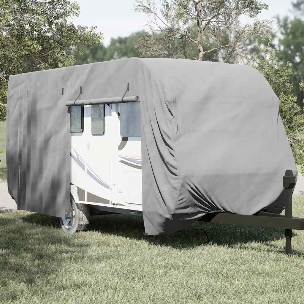 Navlaka za karavan siva 550x250x220 cm netkana tkanina