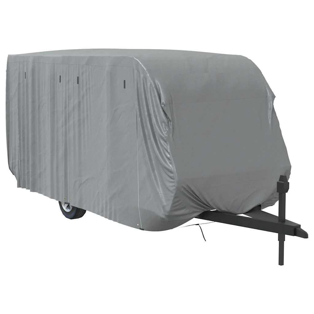 Navlaka za karavan siva 670x250x220 cm netkana tkanina