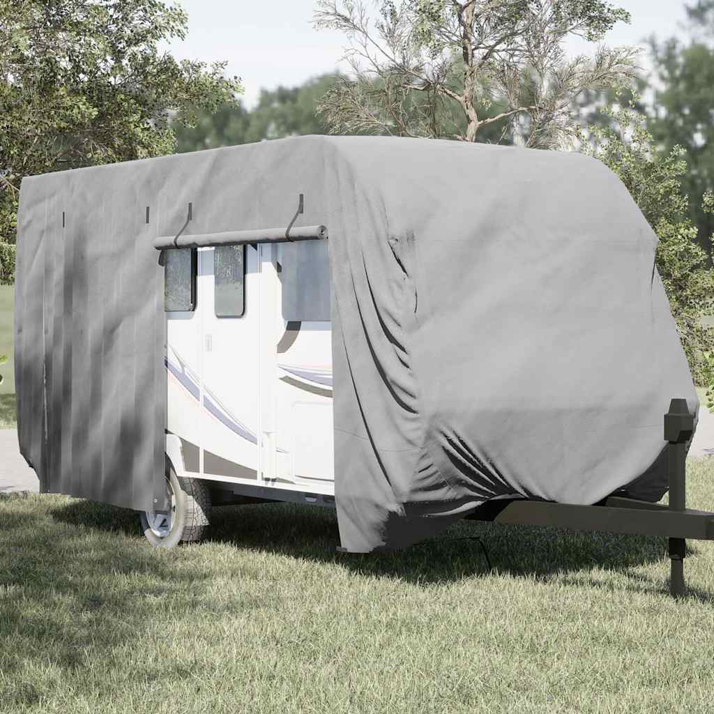 Navlaka za karavan siva 670x250x220 cm netkana tkanina