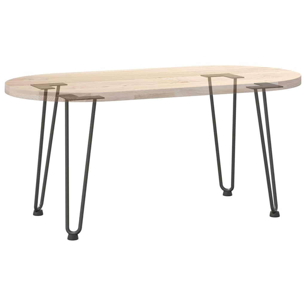 Noge s ukosnicama za stolić za kavu 4 kom. antracit 42 cm puni čelik