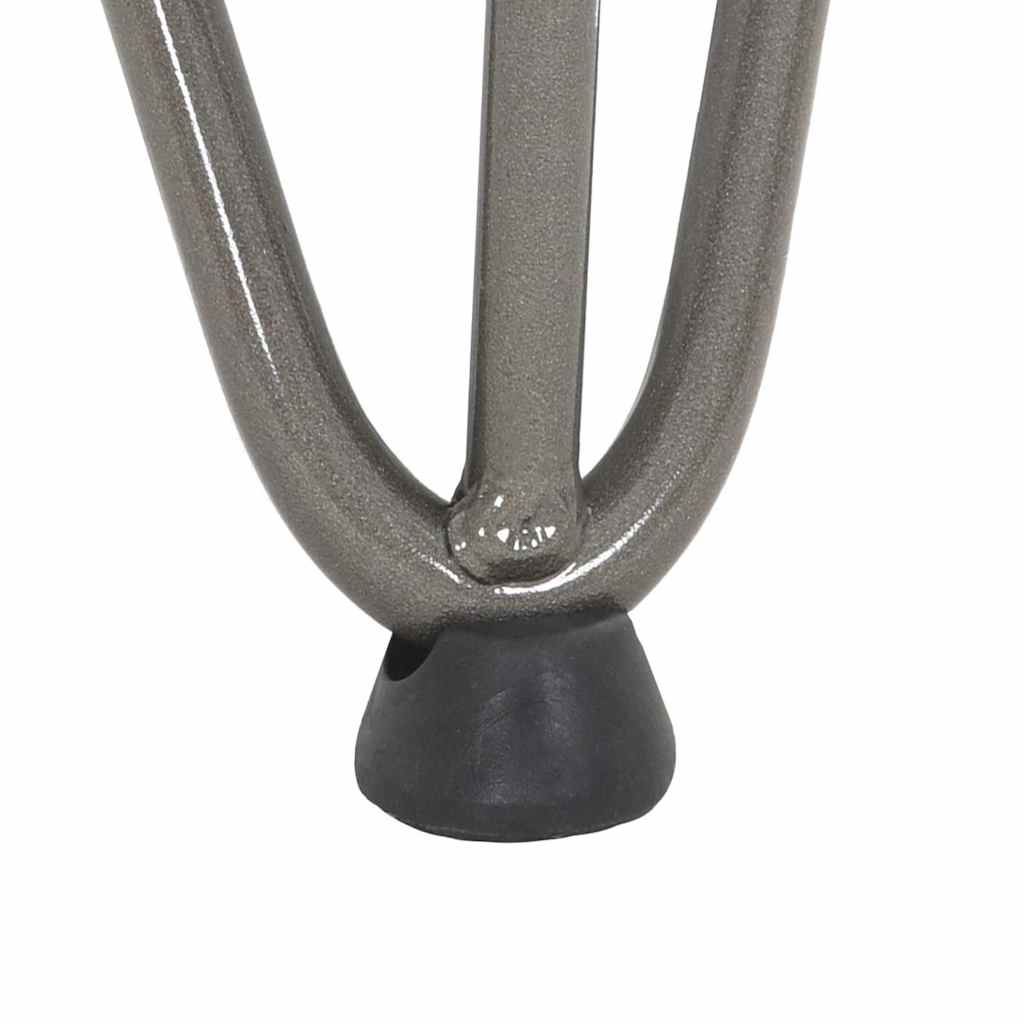 ukosne noge za konzolne stoliće za konzolni stol 4 kom. Prirodni čelik 72 cm Puni čelik