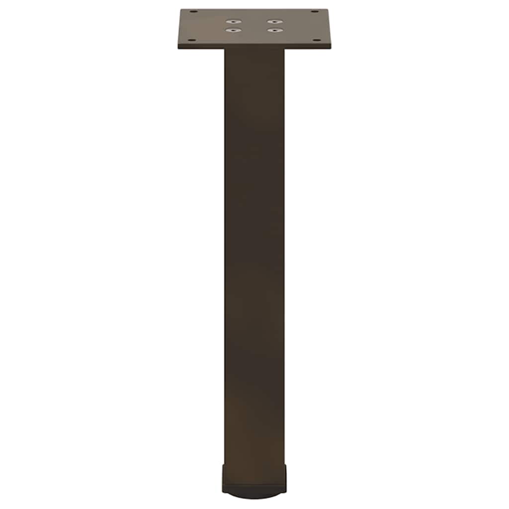 Noge za klub stolić 4 kom. Prirodni čelik 30-32 cm Čelik