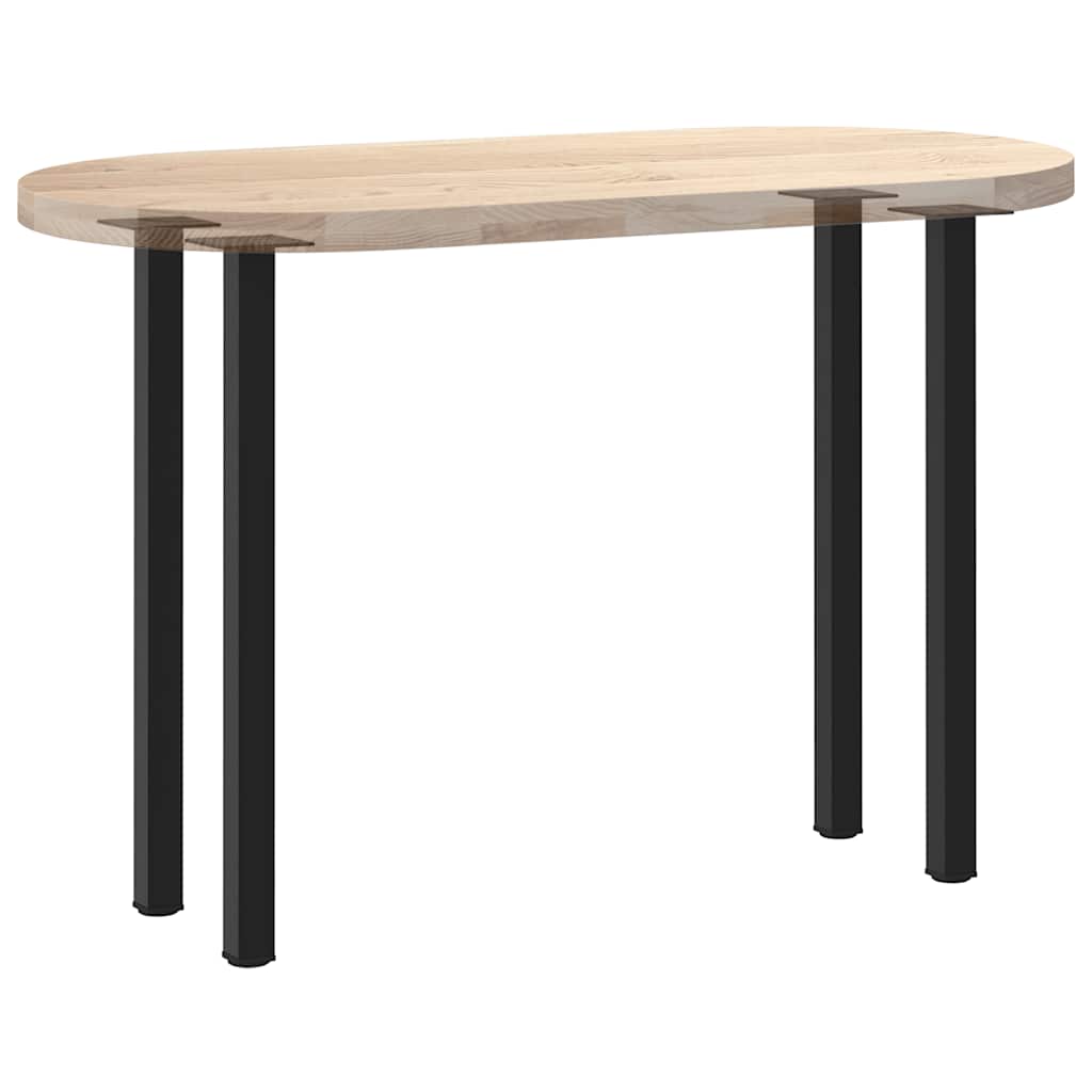 Noge za konzolni stol 4 kom Crne 72-74 cm Čelične