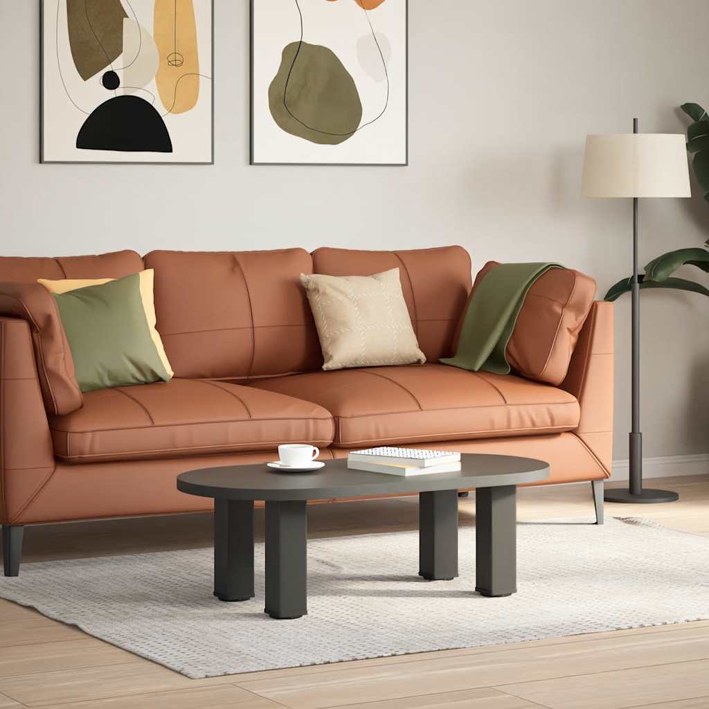 Noge za klub stolić 4 kom. antracit 42-44 cm čelik Antracitno siva 42-44 cm (80 mm)