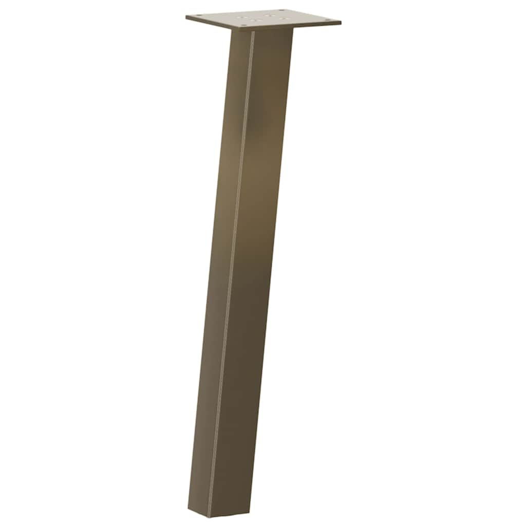 Noge za klub stolić 4 kom. Prirodni čelik 30 cm Čelik