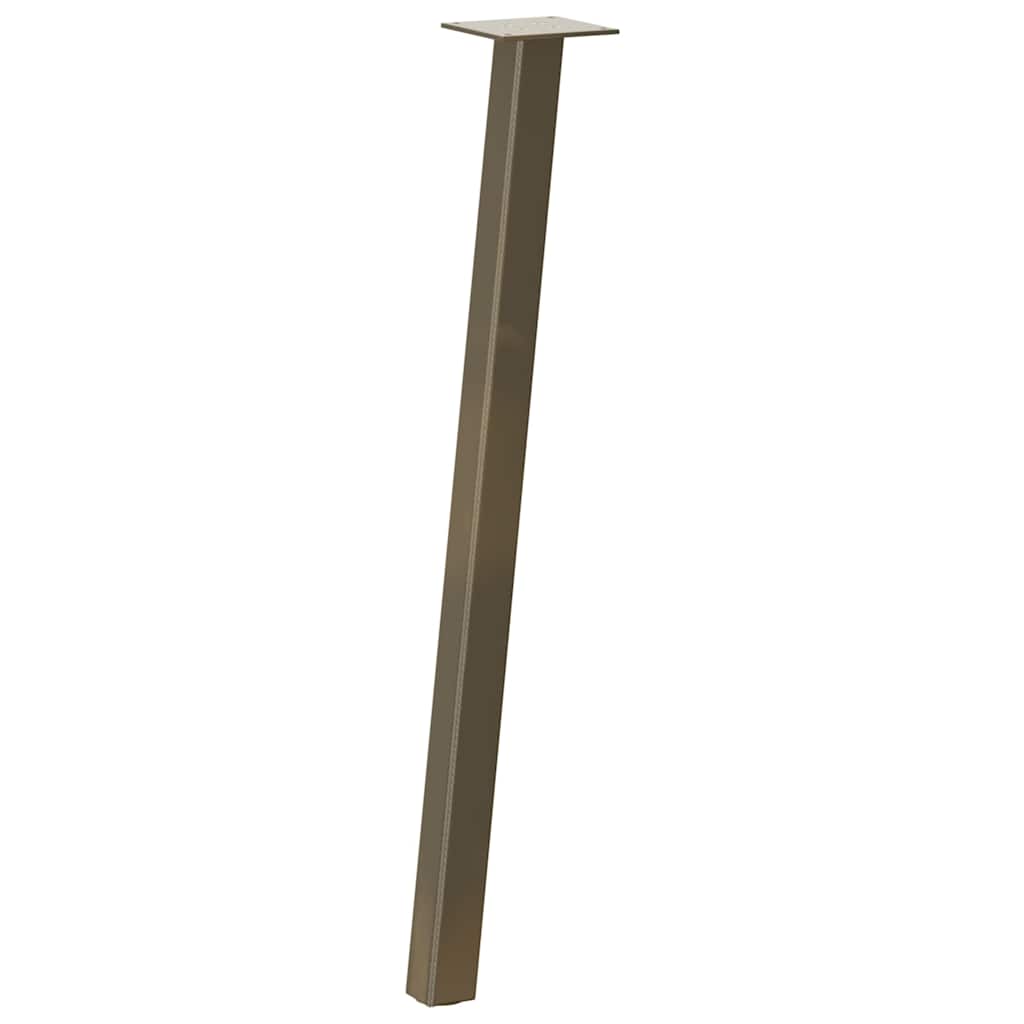 Noge za konzolni stol 4 kom. Prirodni čelik 72 cm Čelik
