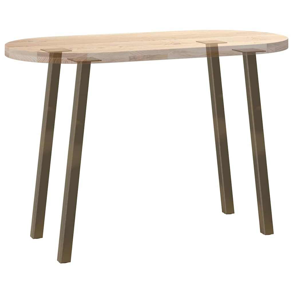 Noge za konzolni stol 4 kom. Prirodni čelik 72 cm Čelik