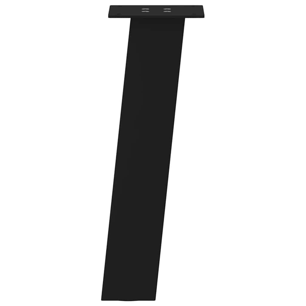 Noge za klub stolić 4 kom. Crne 42 cm Čelik