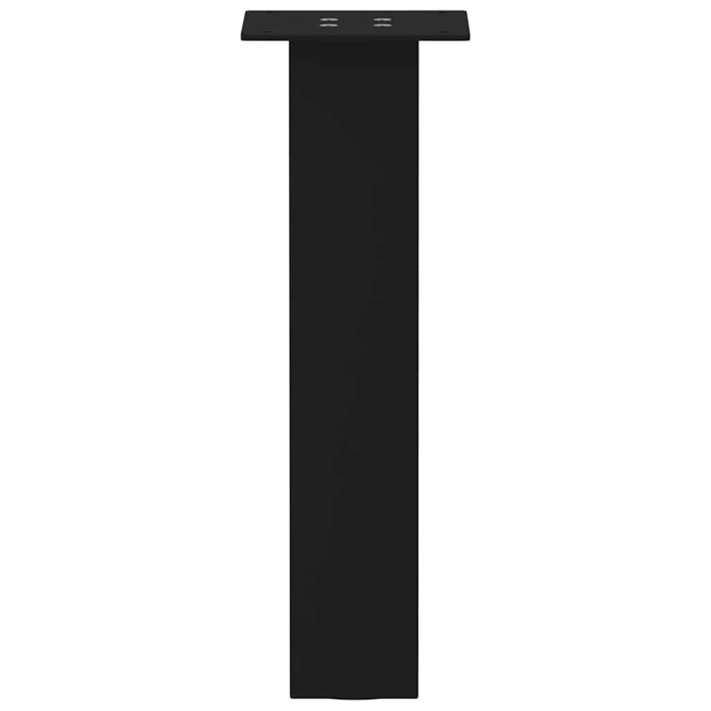 Noge za klub stolić 4 kom. Crne 42 cm Čelik
