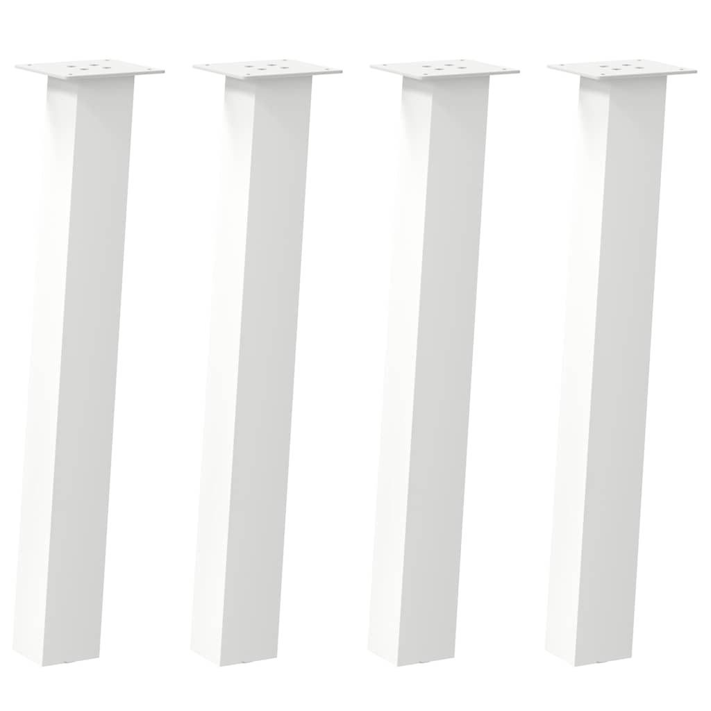 Noge za konzolni stol 4 kom Bijele 72 cm Čelik
