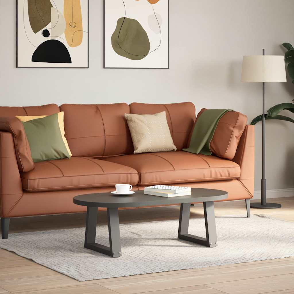 Noge za klub stolić V-oblika 2 kom antracit 30 x (30-31,3) cm čelik