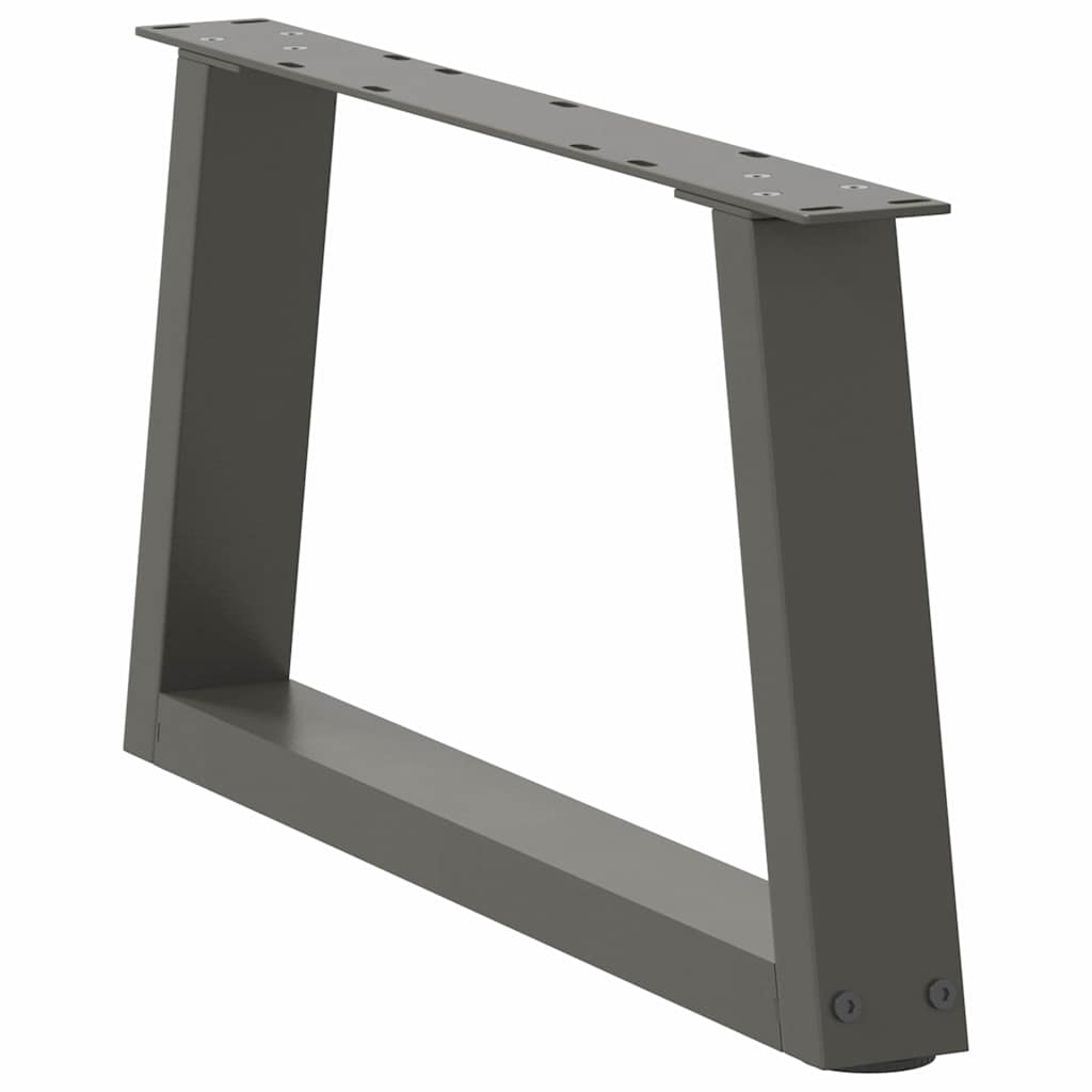 Noge za klub stolić V-oblika 2 kom antracit 60 x (30-31,3) cm čelik
