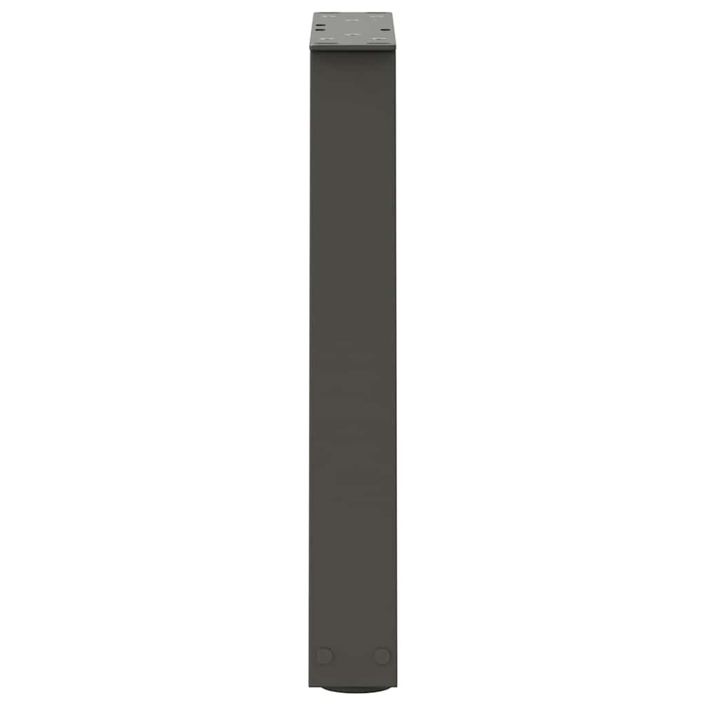 Noge za klub stolić V-oblika 2 kom antracit 38 x (42-43,3) cm čelik