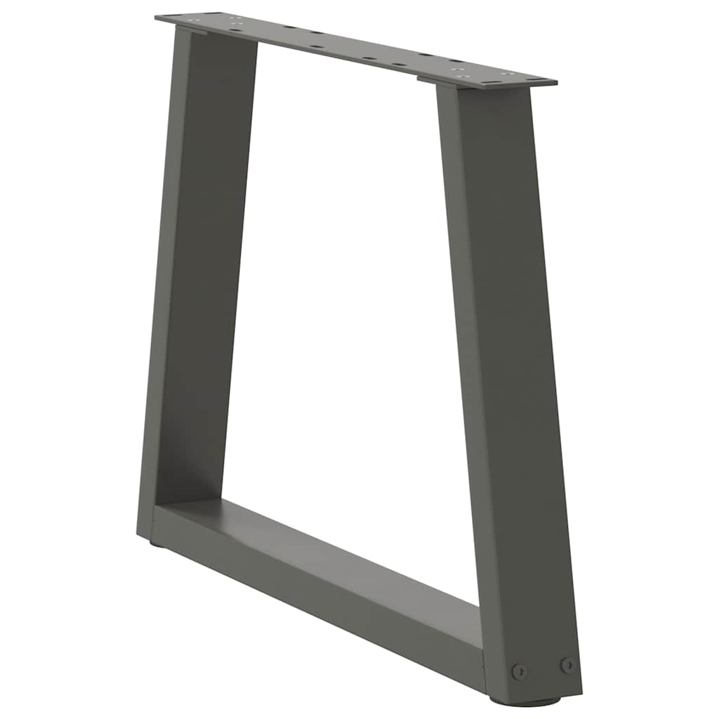 Noge za klub stolić V-oblika 2 kom antracit 50 x (42-43,3) cm čelik