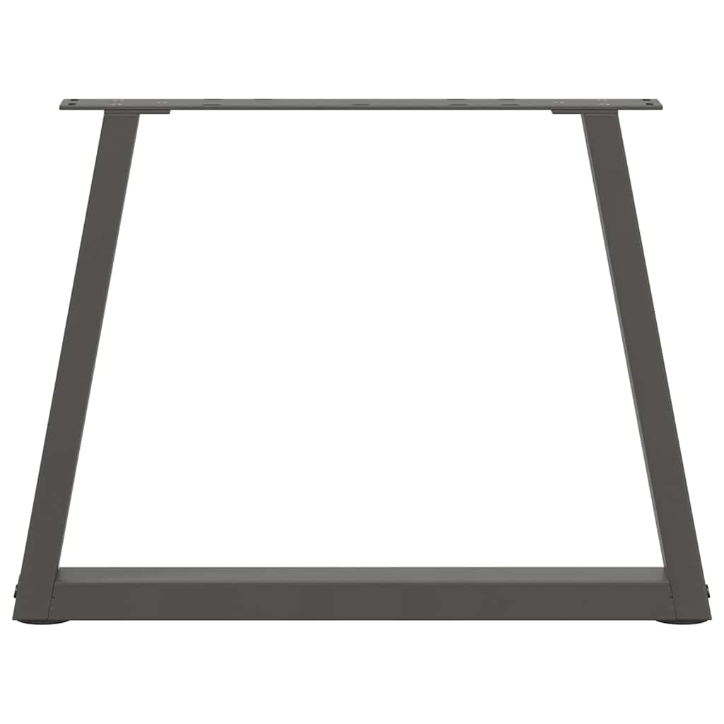 Noge za klub stolić V-oblika 2 kom antracit 50 x (42-43,3) cm čelik